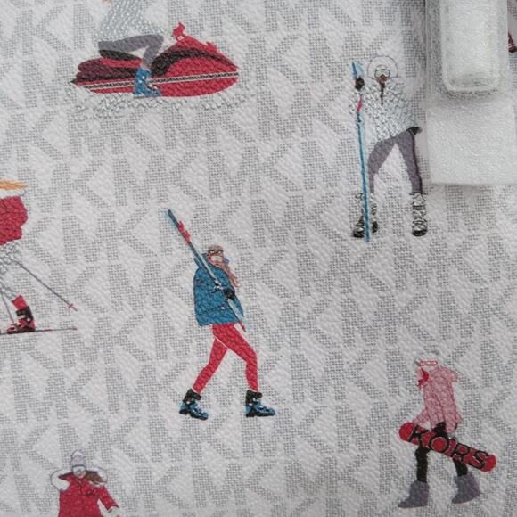 MICHAEL KORS JET SET Small Travel Ski Girls Crossbody Silver Accents NWT - Picture 14 of 14